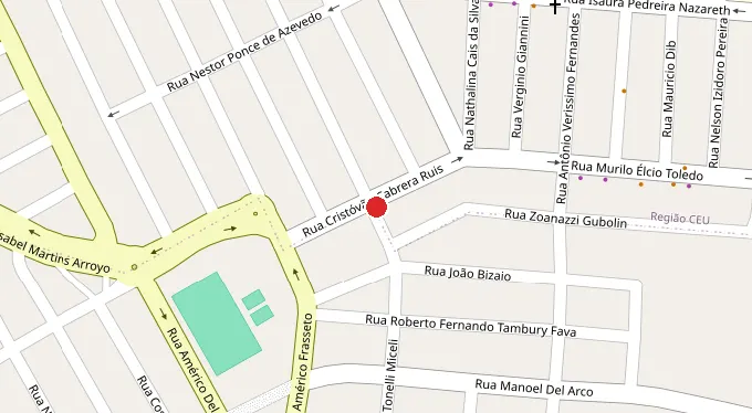 Mapa da localização