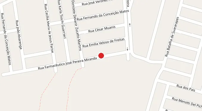Mapa da localização