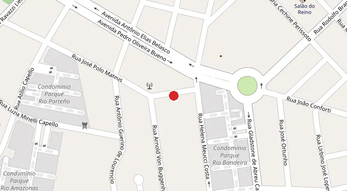 Mapa da localização