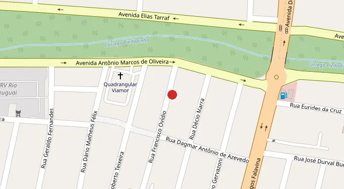 Mapa da localização