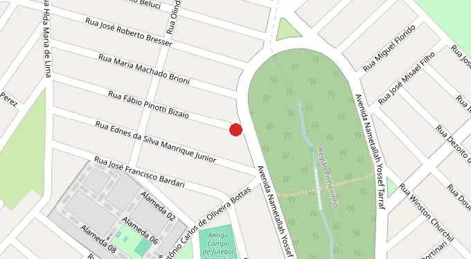 Mapa da localização