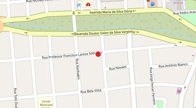 Mapa da localização