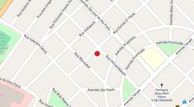 Mapa da localização