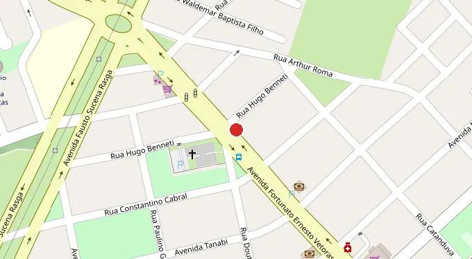 Mapa da localização