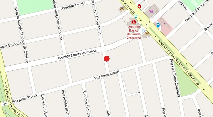 Mapa da localização