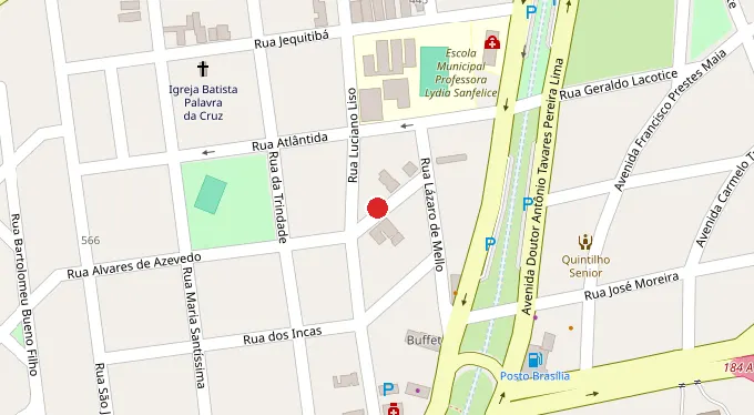 Mapa da localização