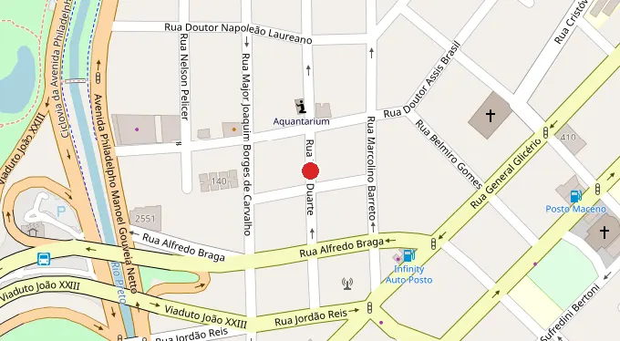 Mapa da localização