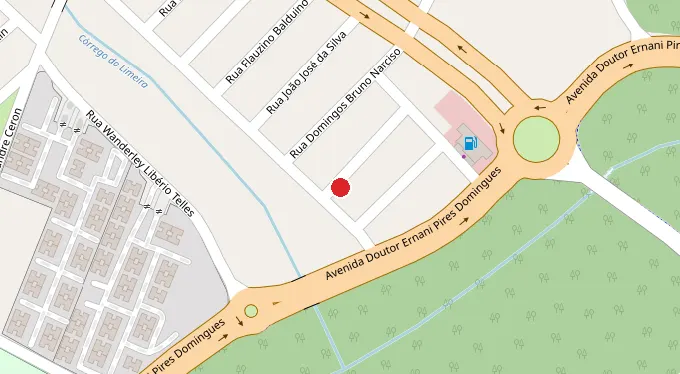 Mapa da localização