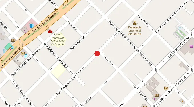 Mapa da localização