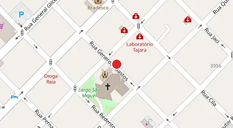 Mapa da localização