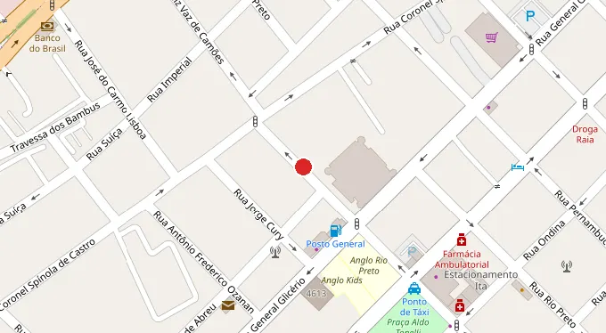 Mapa da localização