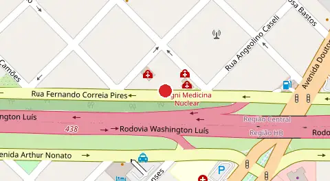 Mapa da localização