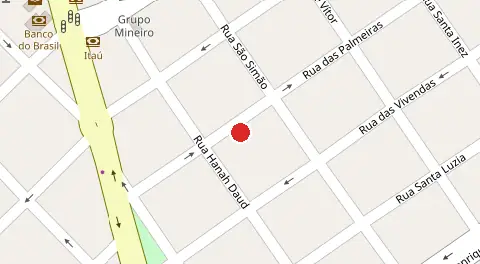 Mapa da localização