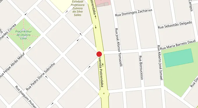 Mapa da localização
