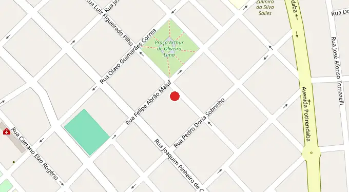 Mapa da localização