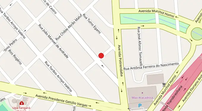 Mapa da localização