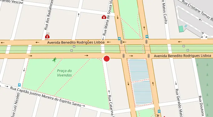 Mapa da localização