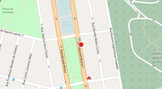 Mapa da localização