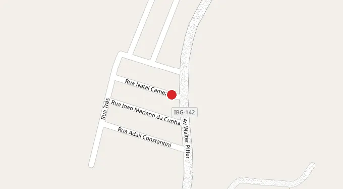 Mapa da localização