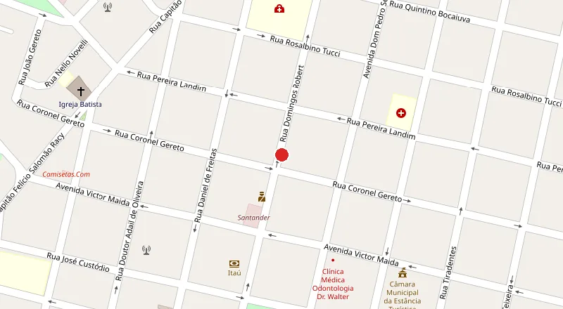 Mapa da localização