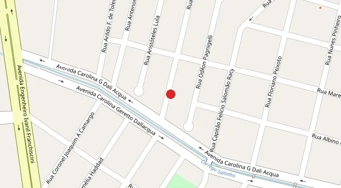 Mapa da localização