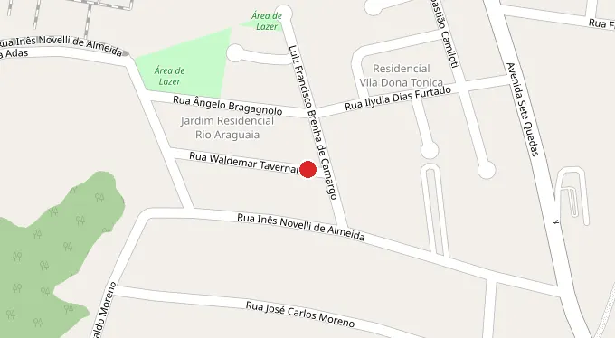 Mapa da localização