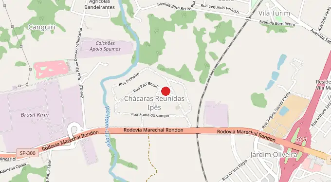 Mapa de Chácaras Reunidas Ype