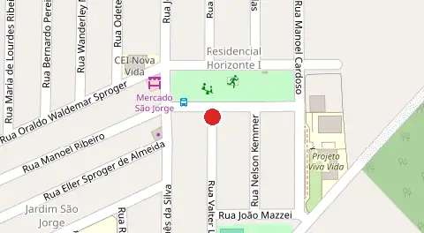 Mapa da localização