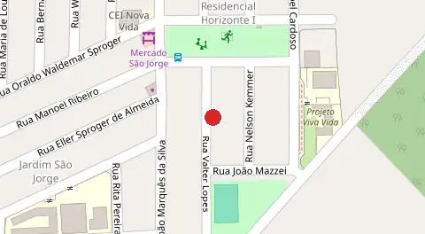 Mapa da localização