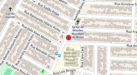 Mapa da localização
