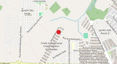 Mapa de Chefe Newton Guimaraes