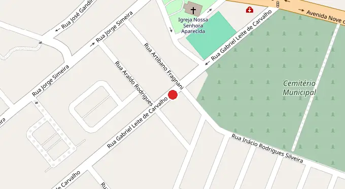 Mapa da localização