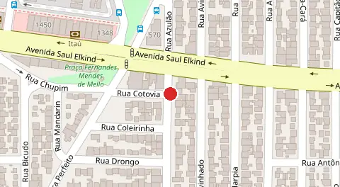 Mapa da localização