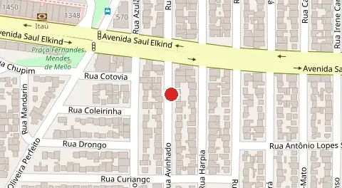 Mapa da localização