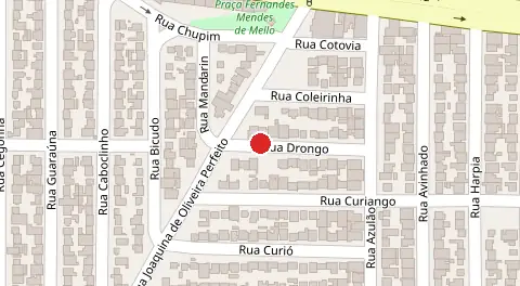 Mapa da localização