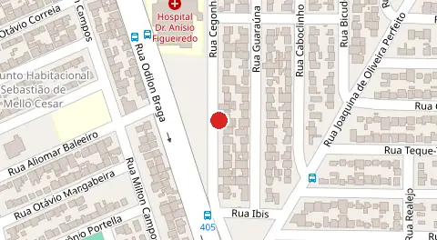 Mapa da localização