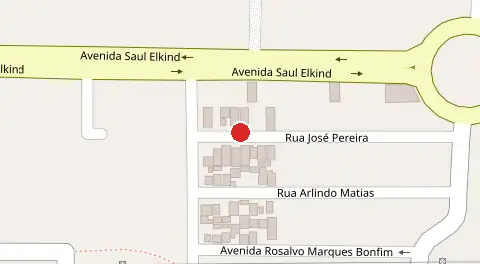 Mapa da localização