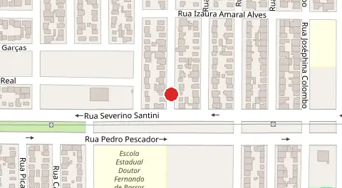 Mapa da localização