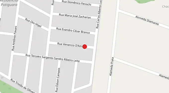 Mapa da localização