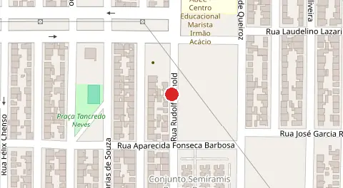 Mapa da localização