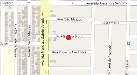 Mapa da localização