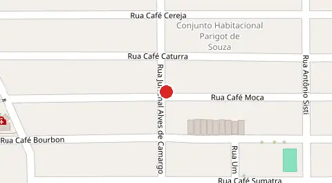 Mapa da localização