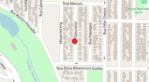 Mapa da localização
