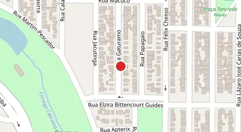 Mapa da localização