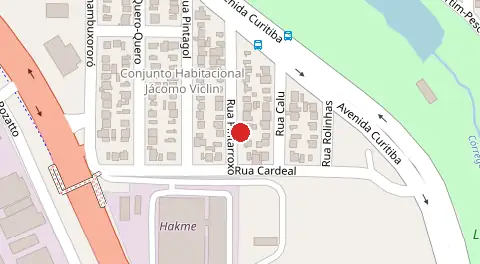 Mapa da localização