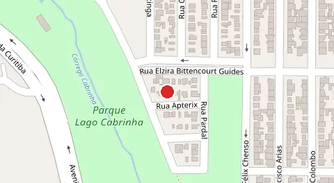 Mapa da localização