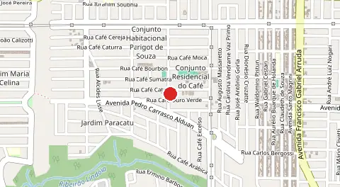 Mapa de Residencial do Cafe