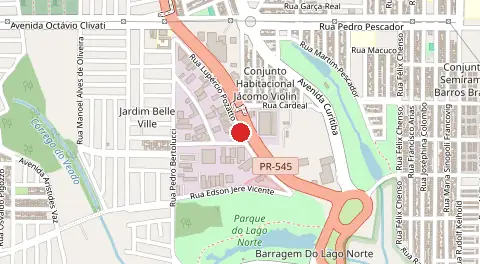 Mapa de Parque Industrial José Belinati