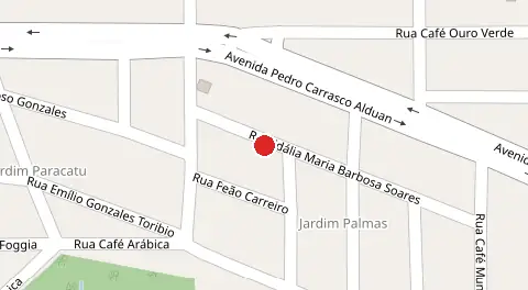 Mapa da localização