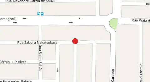 Mapa da localização